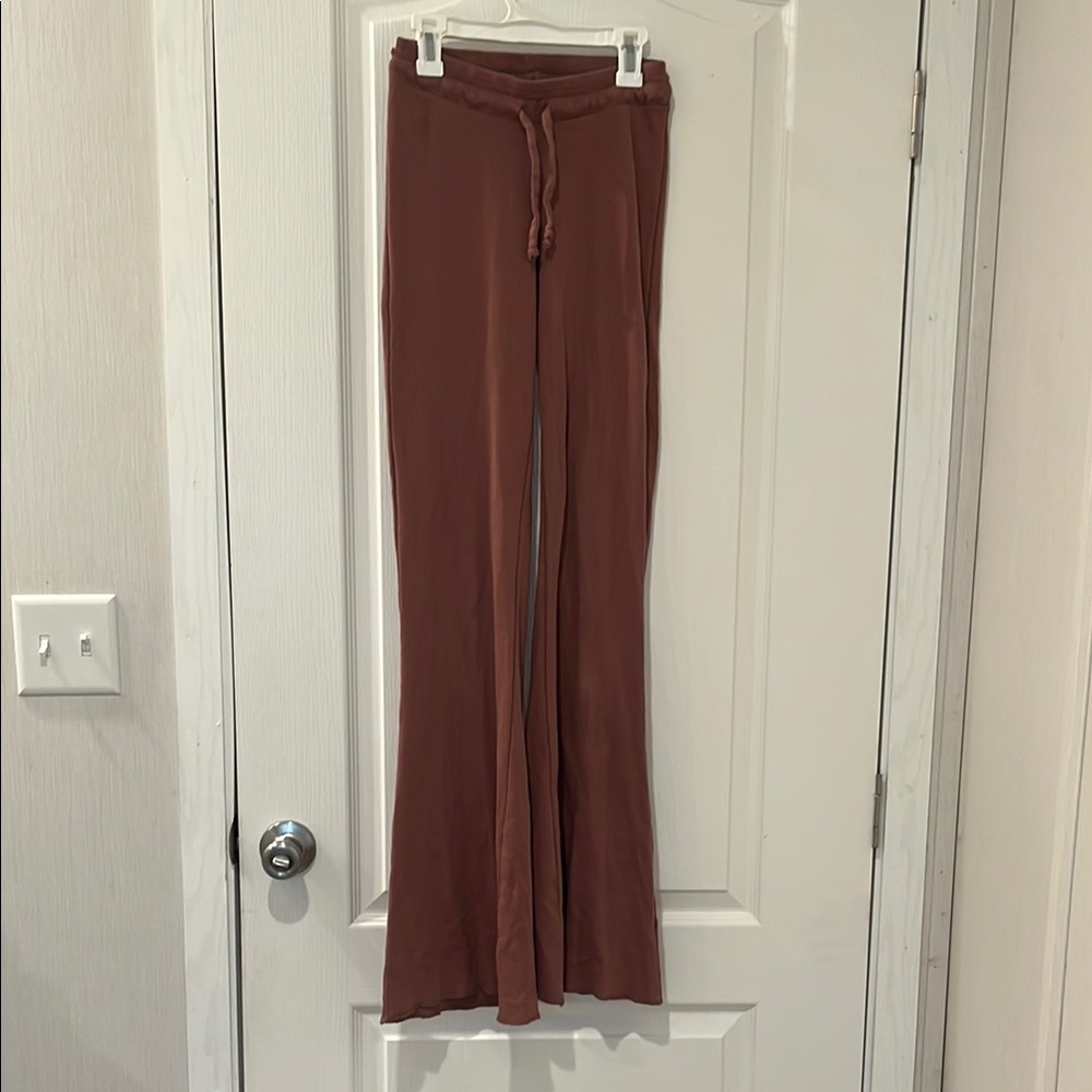 Urban Outfitters Brown Flare Pants Velvet Style